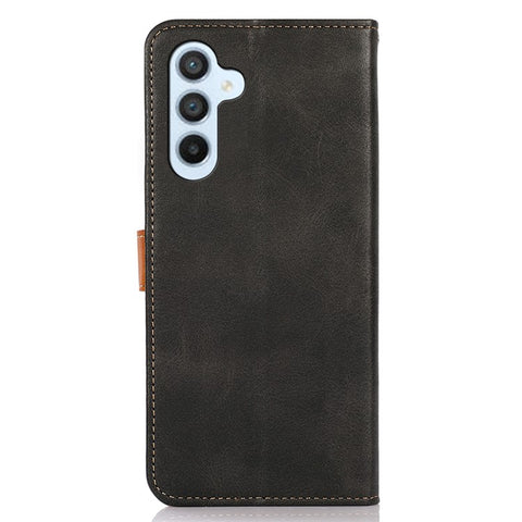 KHAZNEH For Samsung Galaxy M54 5G / F54 5G Cowhide Texture Leather Wallet Phone Case Stand Phone Cover