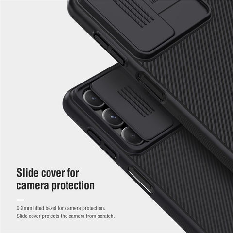 NILLKIN CamShield for Samsung Galaxy M54 5G / F54 5G Hard PC Phone Case Slide Lens Protection Anti-drop Cover