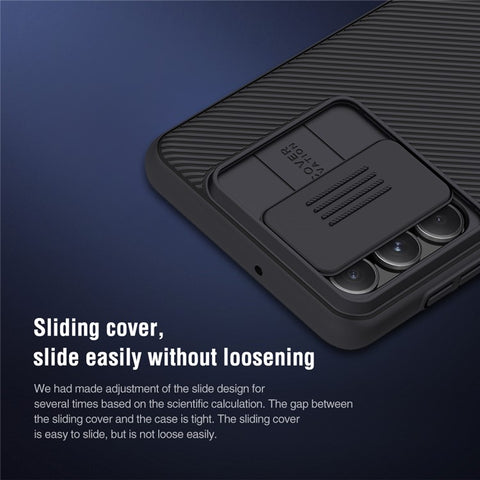 NILLKIN CamShield for Samsung Galaxy M54 5G / F54 5G Hard PC Phone Case Slide Lens Protection Anti-drop Cover