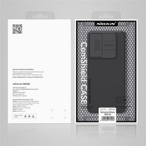 NILLKIN CamShield for Samsung Galaxy M54 5G / F54 5G Hard PC Phone Case Slide Lens Protection Anti-drop Cover