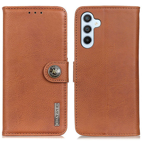 KHAZNEH Wallet Stand Phone Case for Samsung Galaxy M54 5G / F54 5G , PU Leather + TPU Cowhide Texture Cover