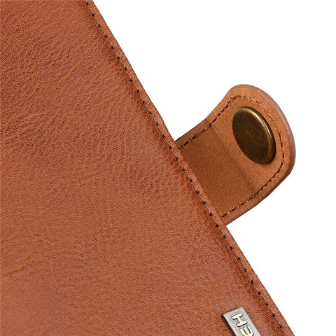 KHAZNEH Wallet Stand Phone Case for Samsung Galaxy M54 5G / F54 5G , PU Leather + TPU Cowhide Texture Cover