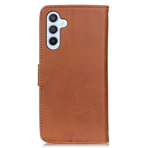 KHAZNEH Wallet Stand Phone Case for Samsung Galaxy M54 5G / F54 5G , PU Leather + TPU Cowhide Texture Cover