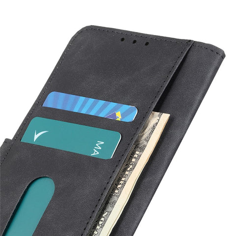 KHAZNEH For Samsung Galaxy M54 5G / F54 5G PU Leather Stand Phone Cover Wallet Retro Phone Case