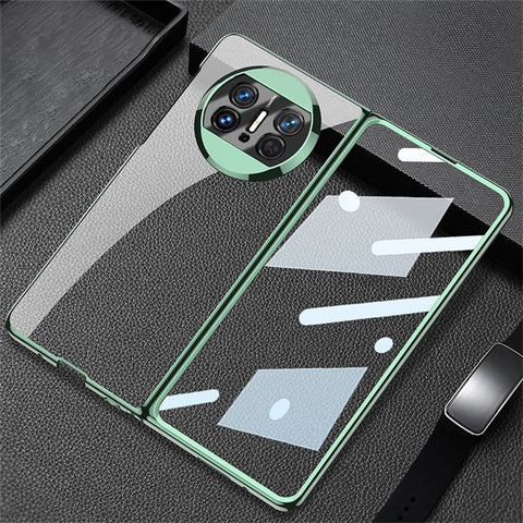 GKK For Huawei Mate X3 5G Electroplating PC Phone Case Precise Cutout Anti-Scratch Cover with Tempered Glass Film