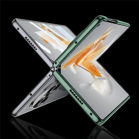 GKK For Huawei Mate X3 5G Electroplating PC Phone Case Precise Cutout Anti-Scratch Cover with Tempered Glass Film