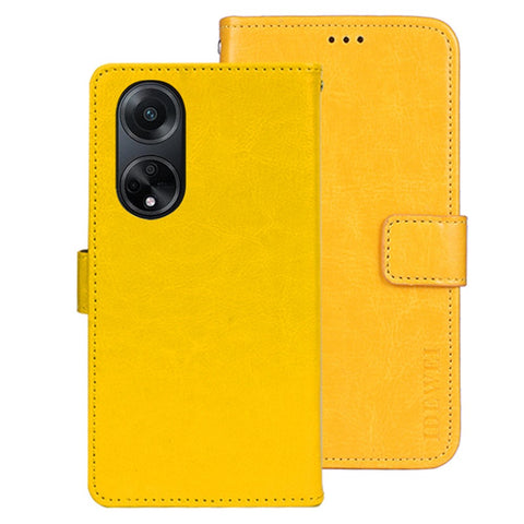 IDEWEI For Oppo A98 5G Crazy Horse Texture Wallet PU Leather Stand Case Phone Cover