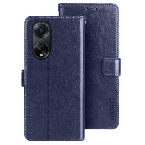 IDEWEI For Oppo A98 5G Crazy Horse Texture Wallet PU Leather Stand Case Phone Cover