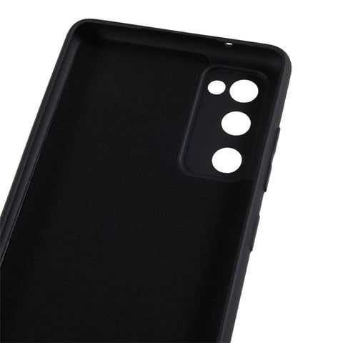 For Samsung Galaxy S20 Lite / S20 FE / S20 FE 5G / S20 FE 2022 Fiber Lining Rubberized TPU Cover Phone Case