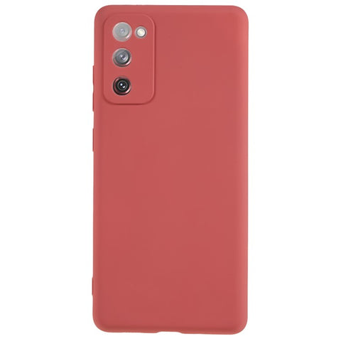 For Samsung Galaxy S20 Lite / S20 FE / S20 FE 5G / S20 FE 2022 Fiber Lining Rubberized TPU Cover Phone Case