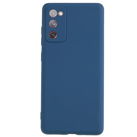 For Samsung Galaxy S20 Lite / S20 FE / S20 FE 5G / S20 FE 2022 Fiber Lining Rubberized TPU Cover Phone Case
