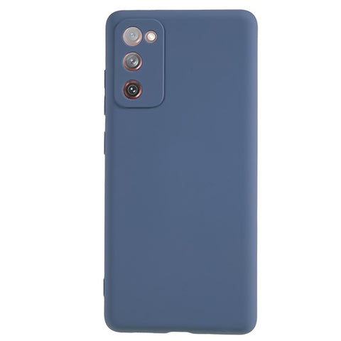 For Samsung Galaxy S20 Lite / S20 FE / S20 FE 5G / S20 FE 2022 Fiber Lining Rubberized TPU Cover Phone Case