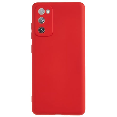 For Samsung Galaxy S20 Lite / S20 FE / S20 FE 5G / S20 FE 2022 Fiber Lining Rubberized TPU Cover Phone Case