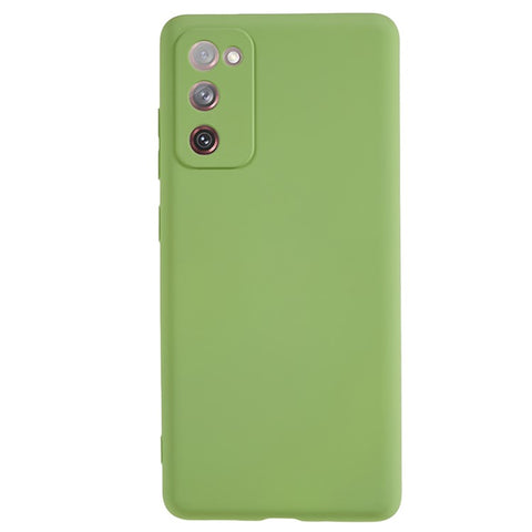 For Samsung Galaxy S20 Lite / S20 FE / S20 FE 5G / S20 FE 2022 Fiber Lining Rubberized TPU Cover Phone Case