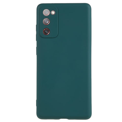 For Samsung Galaxy S20 Lite / S20 FE / S20 FE 5G / S20 FE 2022 Fiber Lining Rubberized TPU Cover Phone Case