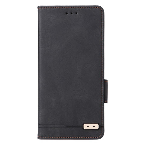 For Samsung Galaxy F14 5G Fall Proof Phone Case Hardware Decor PU Leather Wallet Stand Cover