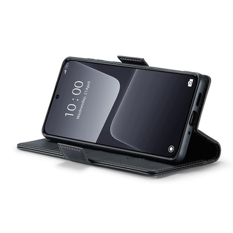 For Xiaomi 13 Leather Case CASEME 023 RFID Blocking 3 Card Slot Mobile Cover