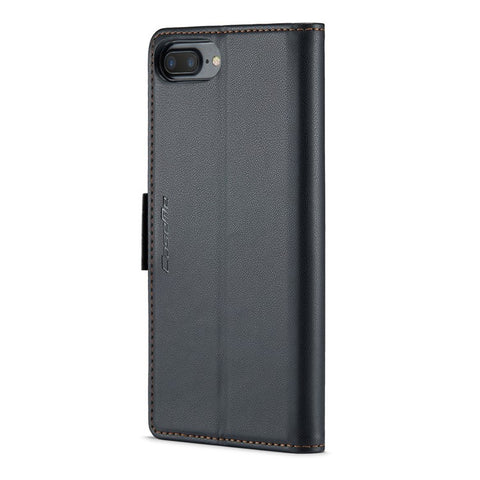 For iPhone 6 Plus / 6s Plus / 7 Plus / 8 Plus Leather Case CASEME 023 RFID Blocking 3 Card Slot Mobile Cover