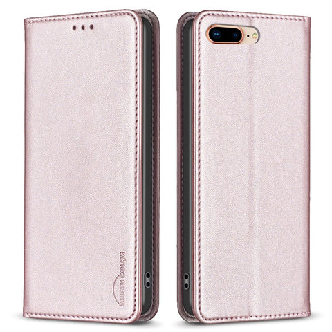 BINFEN COLOR BF18 For iPhone 8 Plus / 7 Plus / 6 Plus / 6s Plus Leather Cover Card Slot Stand Phone Case
