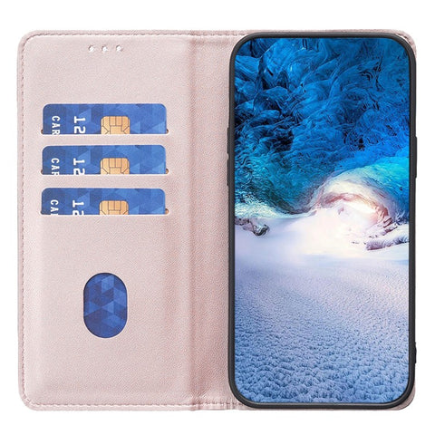 BINFEN COLOR BF18 Leather Phone Case for Samsung Galaxy S21 Ultra 5G Phone Cover with Stand Card Holder