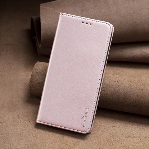 BINFEN COLOR BF18 Leather Phone Case for Samsung Galaxy S21 Ultra 5G Phone Cover with Stand Card Holder