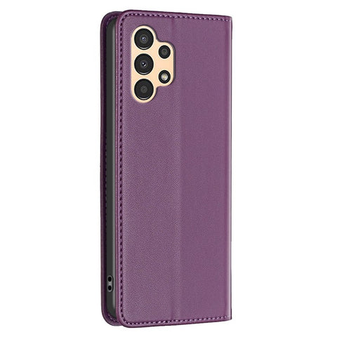 BINFEN COLOR BF18 Phone Case for Samsung Galaxy A23 4G / A23 5G (Global Version) / M23 5G / F23 5G / M13 4G , PU Leather Stand Card Slots Cover
