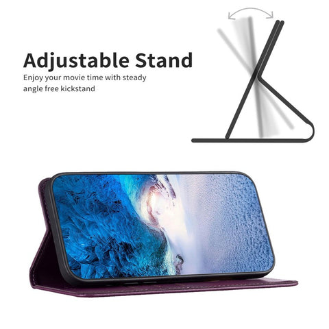 BINFEN COLOR BF18 Phone Case for Samsung Galaxy A23 4G / A23 5G (Global Version) / M23 5G / F23 5G / M13 4G , PU Leather Stand Card Slots Cover