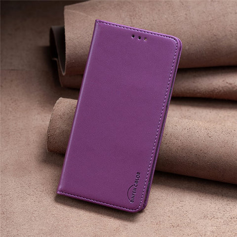 BINFEN COLOR BF18 Phone Case for Samsung Galaxy A23 4G / A23 5G (Global Version) / M23 5G / F23 5G / M13 4G , PU Leather Stand Card Slots Cover