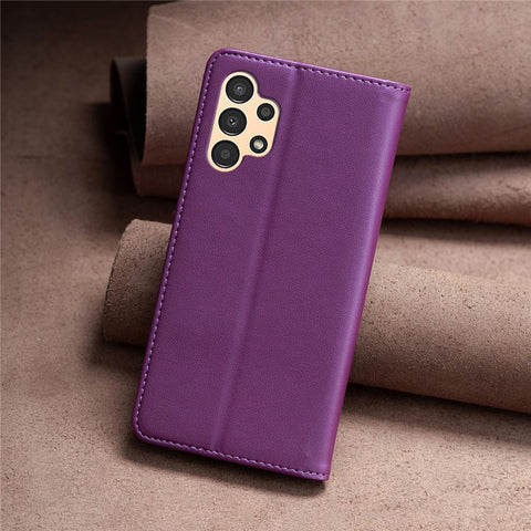 BINFEN COLOR BF18 Phone Case for Samsung Galaxy A23 4G / A23 5G (Global Version) / M23 5G / F23 5G / M13 4G , PU Leather Stand Card Slots Cover
