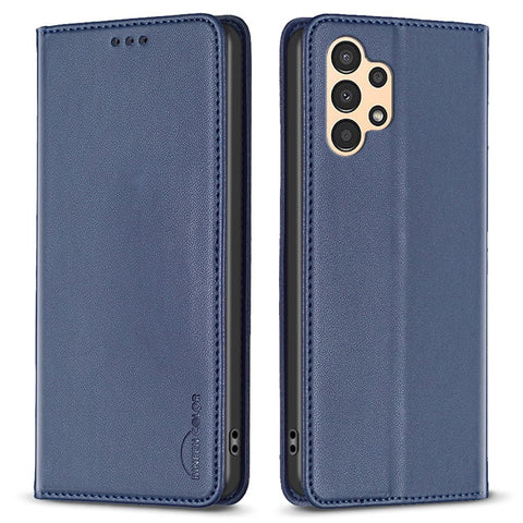 BINFEN COLOR BF18 Phone Case for Samsung Galaxy A23 4G / A23 5G (Global Version) / M23 5G / F23 5G / M13 4G , PU Leather Stand Card Slots Cover