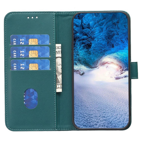 BINFEN COLOR BF17 For Motorola Moto E13 4G Flip Wallet Phone Case PU Leather Stand Magnetic Cover