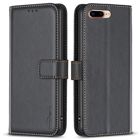 BINFEN COLOR BF17 Leather Wallet Case for iPhone 6 Plus / 6s Plus / 7 Plus / 8 Plus 5.5 inch , Stand Magnetic Flip Phone Cover