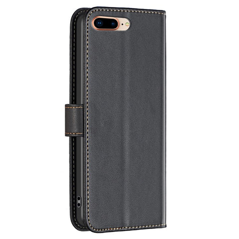 BINFEN COLOR BF17 Leather Wallet Case for iPhone 6 Plus / 6s Plus / 7 Plus / 8 Plus 5.5 inch , Stand Magnetic Flip Phone Cover