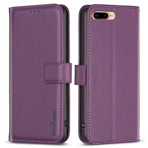 BINFEN COLOR BF17 Leather Wallet Case for iPhone 6 Plus / 6s Plus / 7 Plus / 8 Plus 5.5 inch , Stand Magnetic Flip Phone Cover