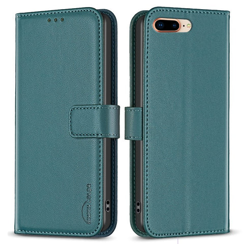 BINFEN COLOR BF17 Leather Wallet Case for iPhone 6 Plus / 6s Plus / 7 Plus / 8 Plus 5.5 inch , Stand Magnetic Flip Phone Cover