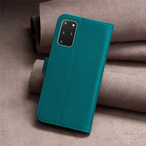 BINFEN COLOR BF17 For Samsung Galaxy S20 Plus 4G / 5G Slim-Fit Phone Cover Stand Magnetic Wallet PU Leather Phone Case