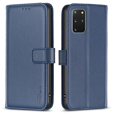 BINFEN COLOR BF17 For Samsung Galaxy S20 Plus 4G / 5G Slim-Fit Phone Cover Stand Magnetic Wallet PU Leather Phone Case