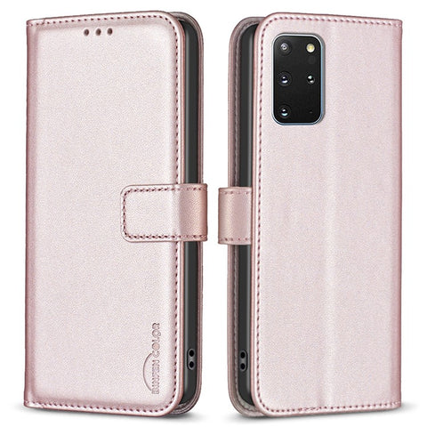 BINFEN COLOR BF17 For Samsung Galaxy S20 Plus 4G / 5G Slim-Fit Phone Cover Stand Magnetic Wallet PU Leather Phone Case