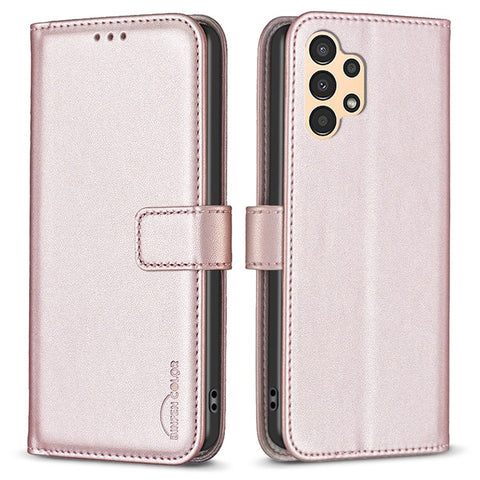 Leather Case for Samsung Galaxy A23 5G (Global Version) / A23 4G / M23 5G / F23 5G / M13 4G BINFEN COLOR BF17 Wallet Stand Phone Cover