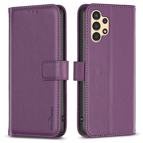 Leather Case for Samsung Galaxy A23 5G (Global Version) / A23 4G / M23 5G / F23 5G / M13 4G BINFEN COLOR BF17 Wallet Stand Phone Cover