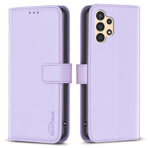 Leather Case for Samsung Galaxy A23 5G (Global Version) / A23 4G / M23 5G / F23 5G / M13 4G BINFEN COLOR BF17 Wallet Stand Phone Cover