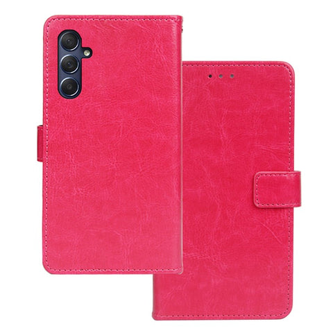 IDEWEI For Samsung Galaxy M54 5G / F54 5G PU Leather Stand Case Crazy Horse Texture Wallet Cover Phone Shell