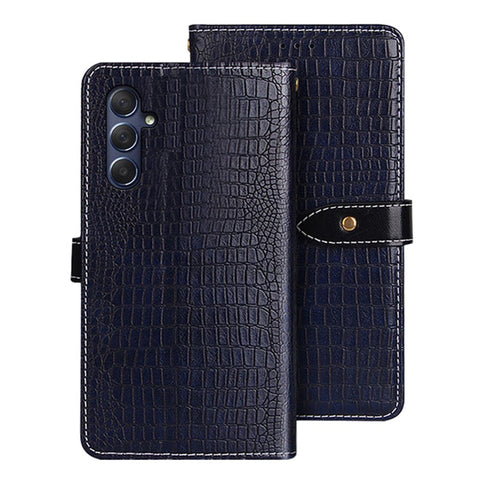 IDEWEI Crocodile Texture Phone Case for Samsung Galaxy M54 5G / F54 5G Wallet Stand PU Leather Cover
