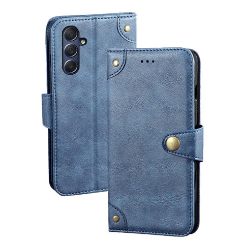 IDEWEI For Samsung Galaxy M54 5G / F54 5G Impact-Resistant Stand Wallet Phone Case PU Leather Cell Phone Cover