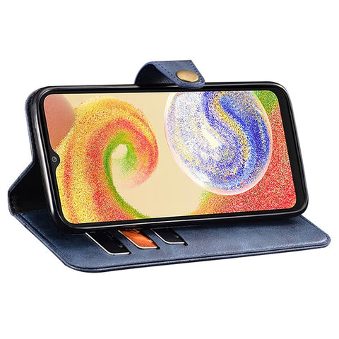 IDEWEI For Samsung Galaxy M54 5G / F54 5G Impact-Resistant Stand Wallet Phone Case PU Leather Cell Phone Cover