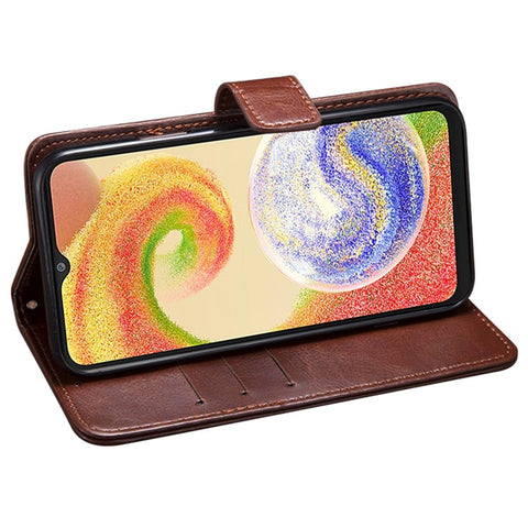 IDEWEI For Samsung Galaxy M54 5G / F54 5G Anti-Scratch Leather Phone Case Wallet Crazy Horse Texture Stand Phone Cover