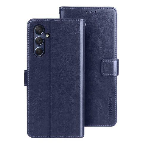 IDEWEI For Samsung Galaxy M54 5G / F54 5G Anti-Scratch Leather Phone Case Wallet Crazy Horse Texture Stand Phone Cover