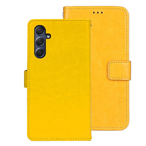IDEWEI For Samsung Galaxy M54 5G / F54 5G Anti-Scratch Leather Phone Case Wallet Crazy Horse Texture Stand Phone Cover