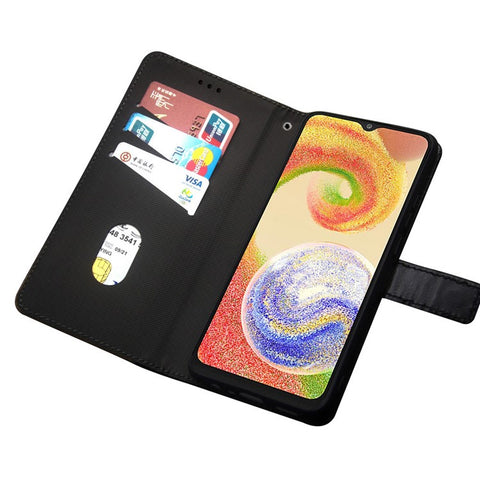 IDEWEI For Samsung Galaxy M54 5G / F54 5G Phone Cover Splicing Style PU Leather Flip Stand Case with Card Slots
