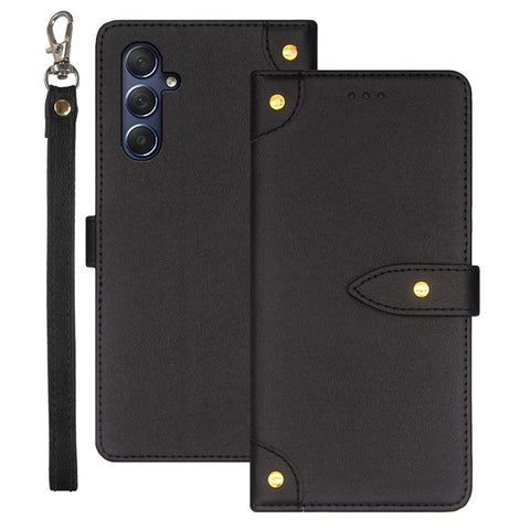 IDEWEI For Samsung Galaxy M54 5G / F54 5G PU Leather Full Protection Cover Flip Stand Phone Case with Card Slots
